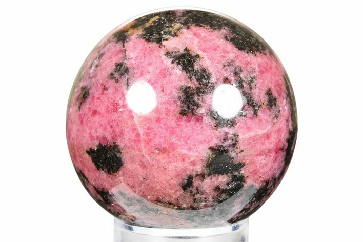 Polished Rhodonite Sphere - Madagascar #261475